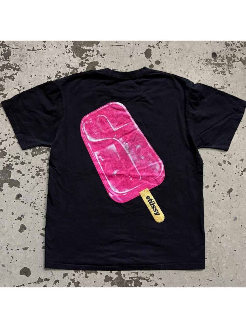 Mens Stüssy Popsicle Graphic Tee Size M